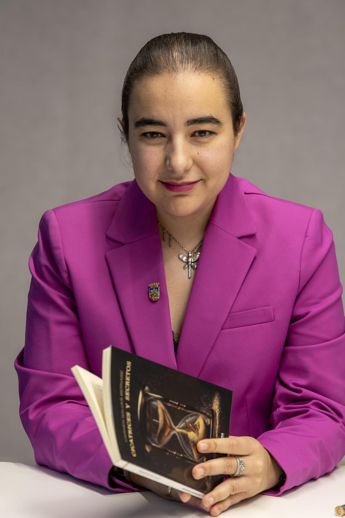 Carmen Galvañ, durante la entrevista en la sede de INFORMACIÓN