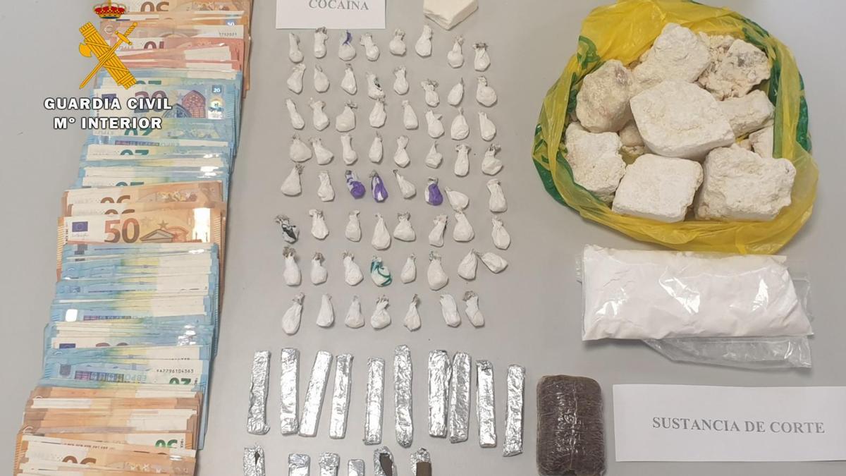 Material confiscado en el hotel durante una inspección en octubre de 2019.