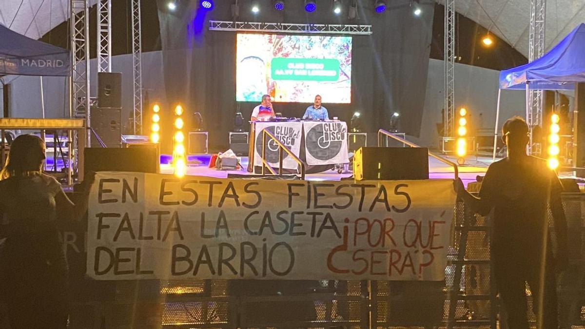 Protestas durante las Fiestas de Primavera 2025 en Hortaleza