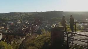 El pueblo de Briviesca (Burgos), en un fotograma de la campaña de Ferrero Rocher.