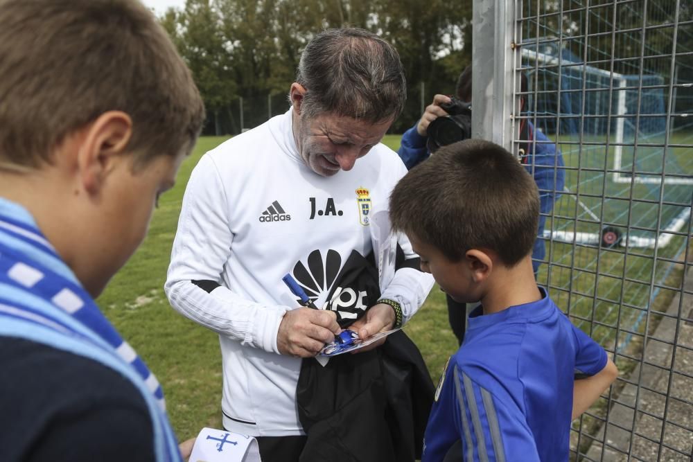 Entrenamiento del Oviedo