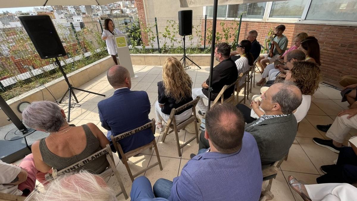 Acte d'inauguració de la terrassa aquest divendres