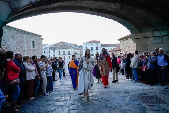 Las imágenes de la Pasión Viviente de Cáceres