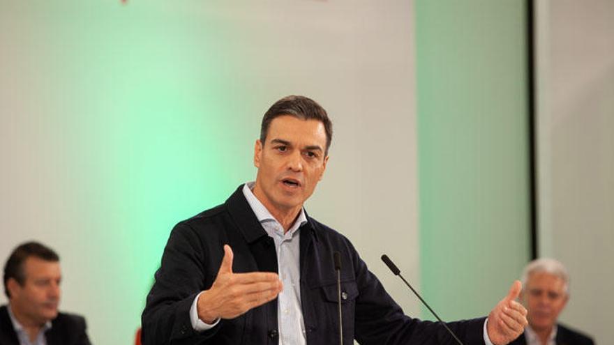 El secretario general del PSOE Pedro Sánchez en la reunión del Comité Director del PSOE-A celebrado en Sevill.