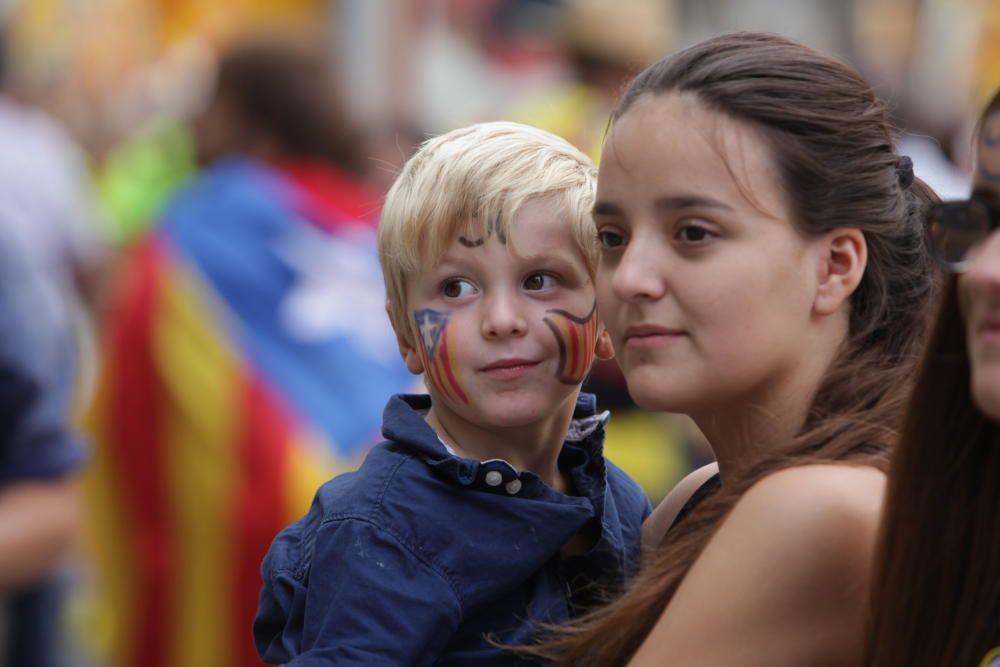 Concentració per la Diada 2017 a Barcelona