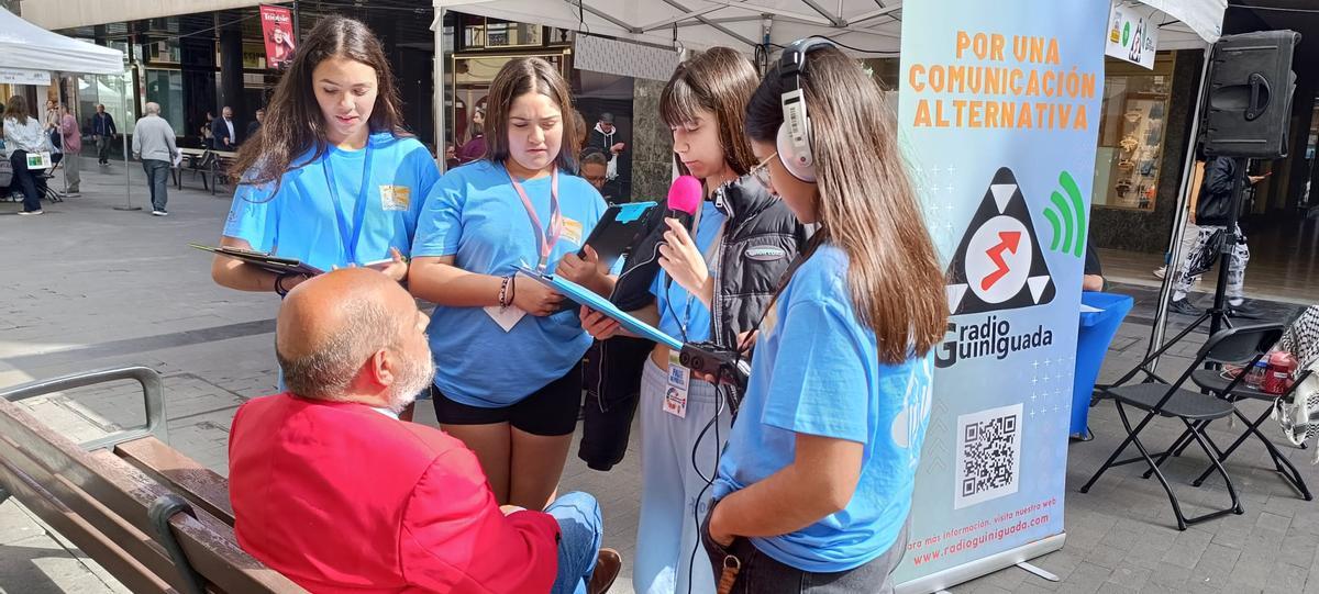 Reporteras móviles del IES La Orotava.