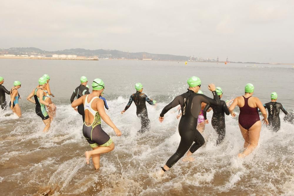 Trialtlón de la mujer en Gijón