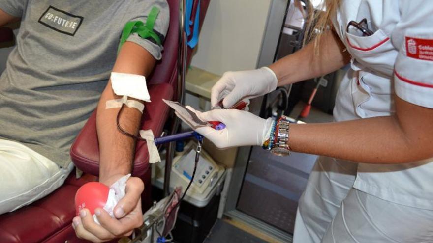 Donación de sangre en uno de los recursos habilitados.