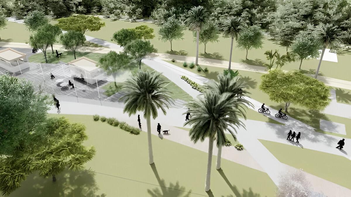 Recreación del proyecto del parque de Frank Capra de Teatinos.