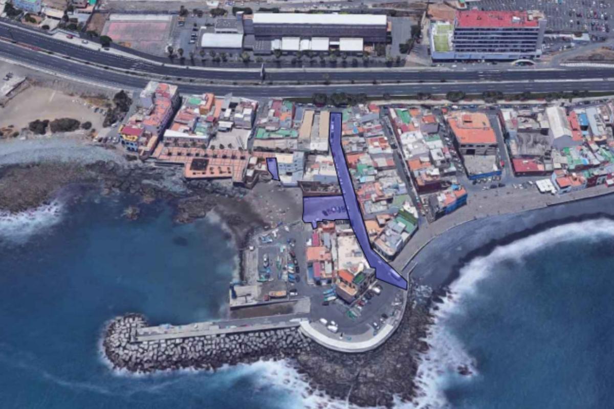 Mejoras del entorno y los accesos a la playa de La Puntilla en San Cristóbal.