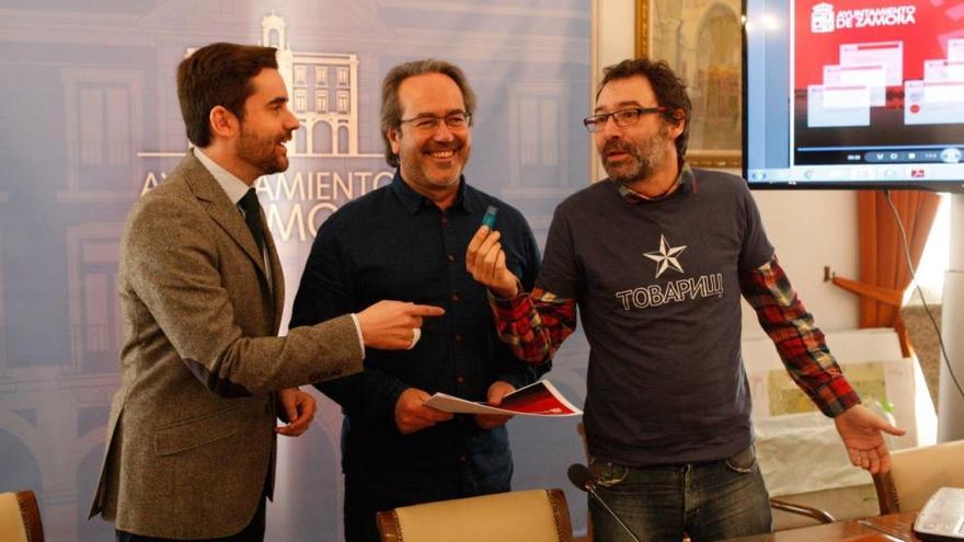 Fagúndez, Guarido y Viñas presentan los presupuestos.