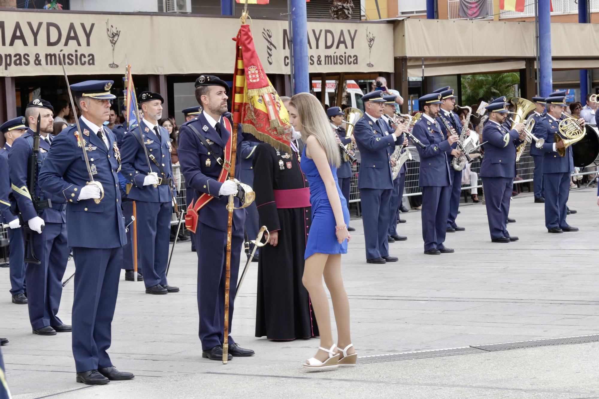 El homenaje a la bandera en Alcantarilla, en imágenes