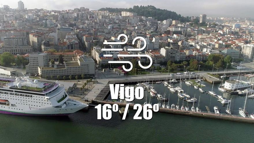 El tiempo en Vigo: previsión meteorológica para hoy, miércoles 23 de julio
