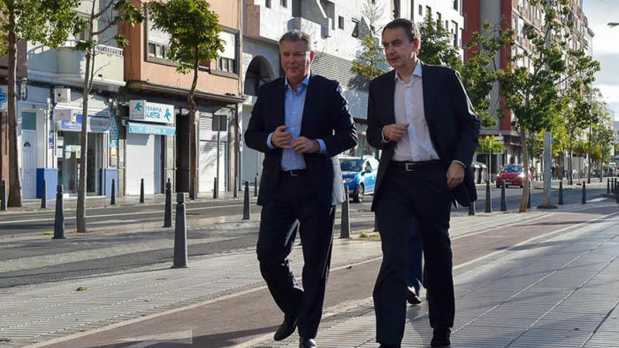 Encuentro de José Luis Rodríguez Zapatero con representantes de la sociedad grancanaria