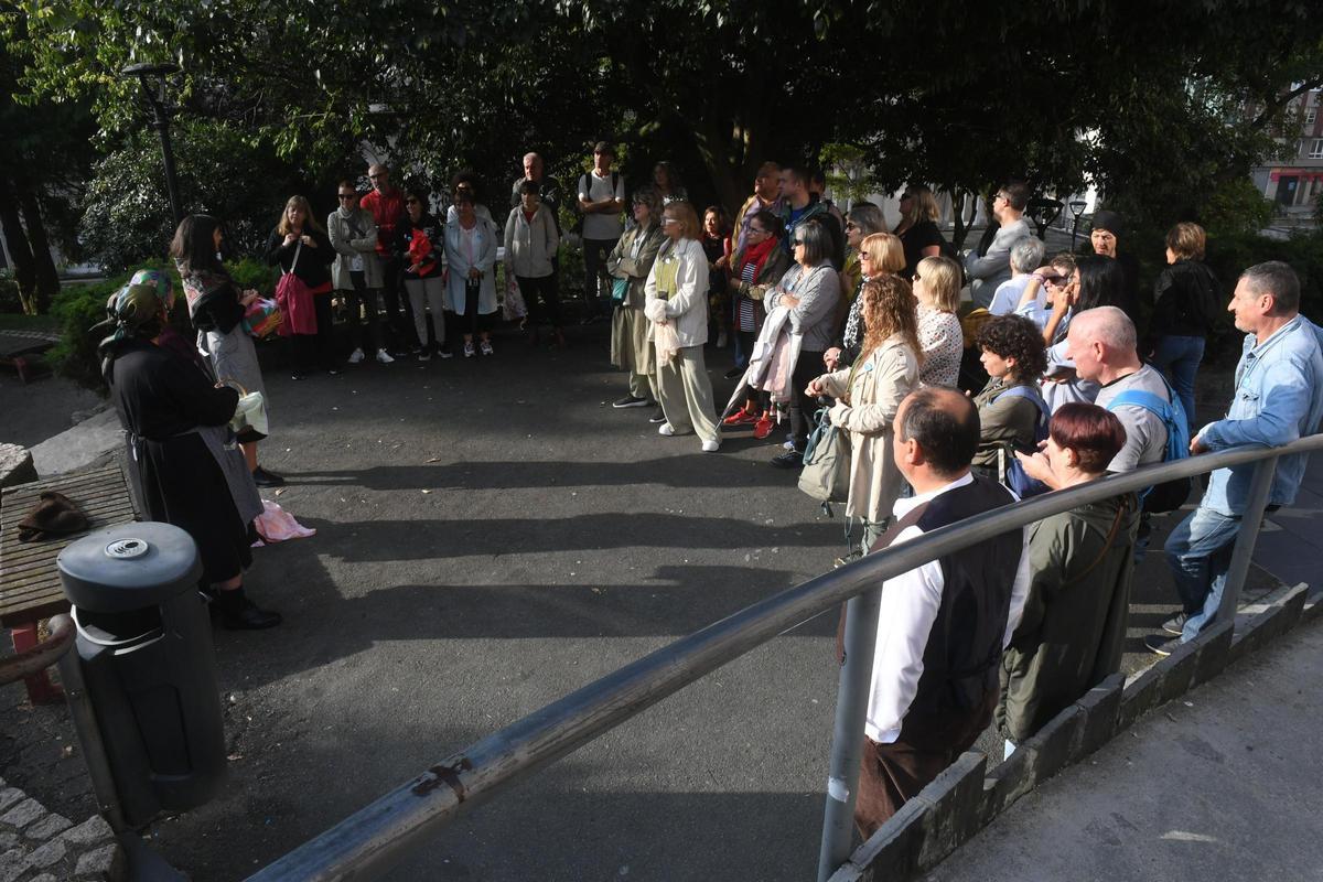 Teatro en la calle sobre el pasado marino de A Coruña
