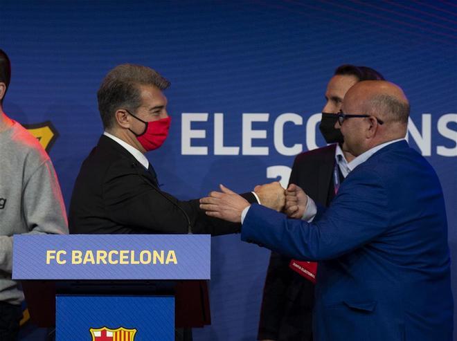 Las imágenes de la jornada electoral en el FC Barcelona