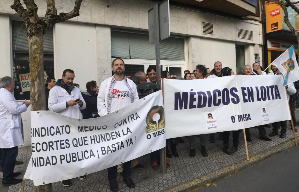 La protesta de los médicos llega al Parlamento