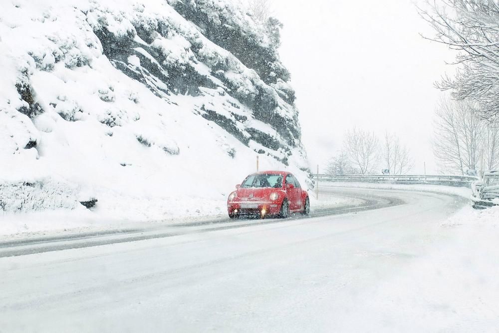 Temporal de nieve en Pajares