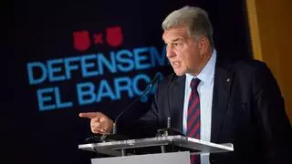 Laporta: "El único riesgo para el proyecto deportivo actual del Barça se llama Víctor Font"