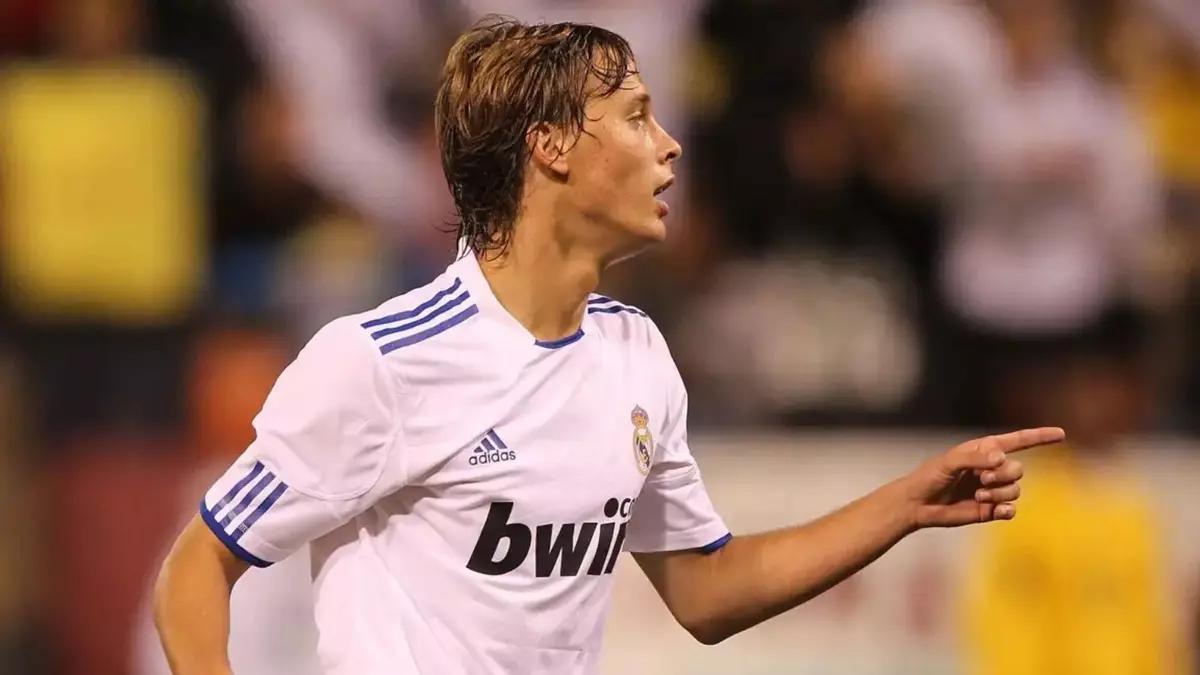 Canales, en su paso por el Real Madrid en 2010