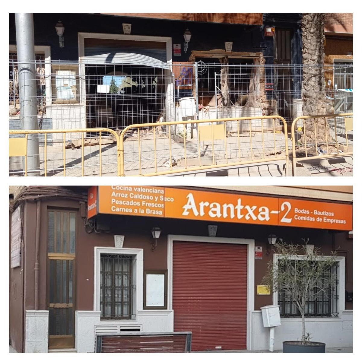 El antes y después.