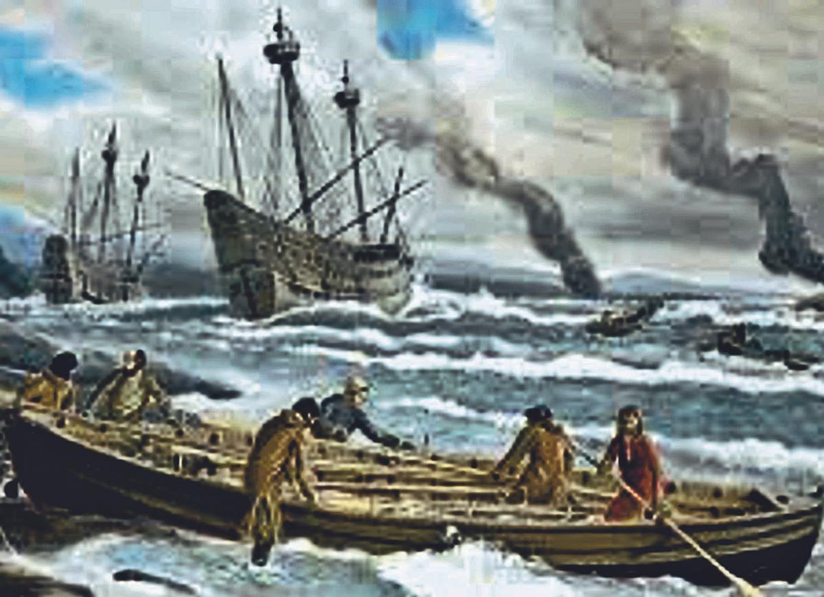 Pesca dos portugueses con Dori. | // ARQUIVO DO AUTOR