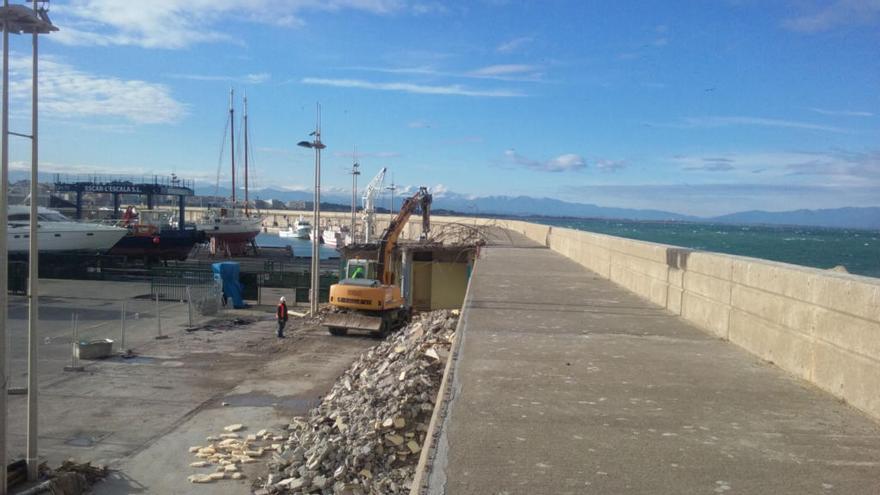 Inverteixen 1 MEUR en el reforç del dic de recer al port de l&#039;Escala