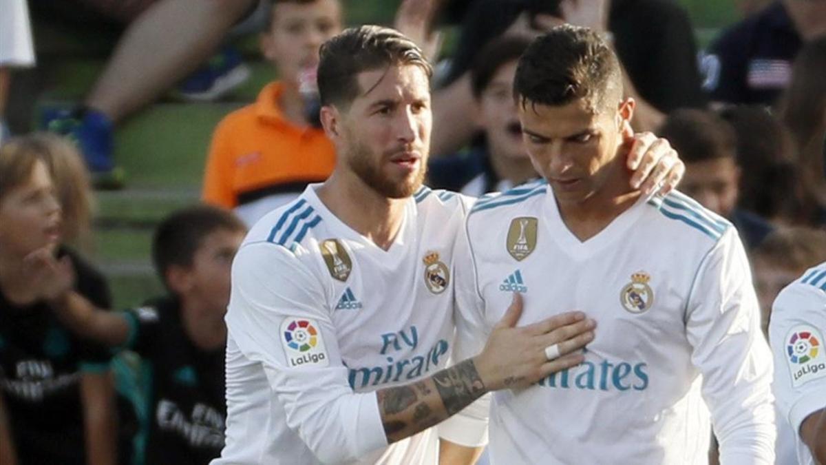 Sergio Ramos y Cristiano Ronaldo han descansado en Copa para estar a tope en Liga