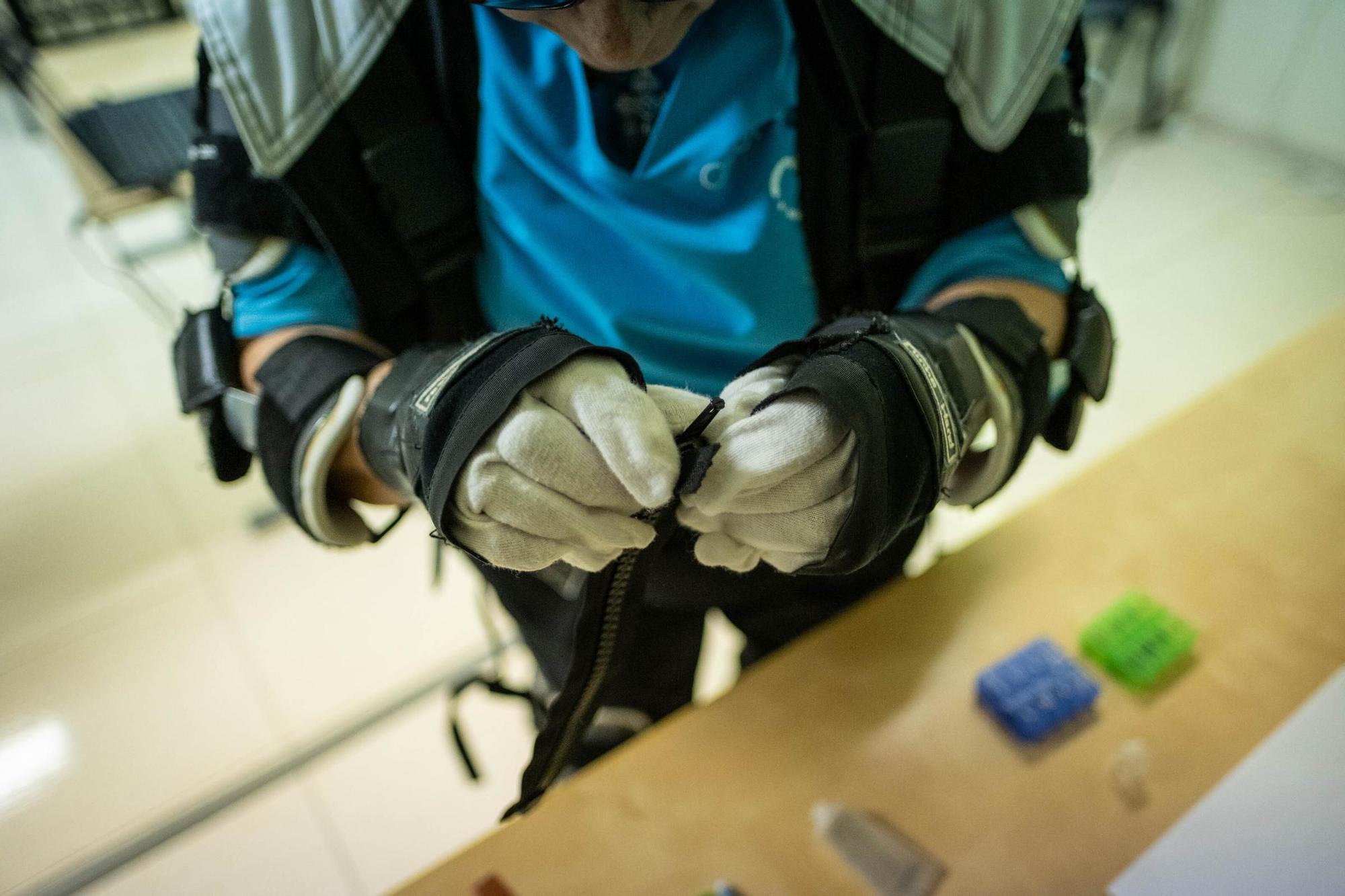 Traje Max, el traje que simula el envejecimiento