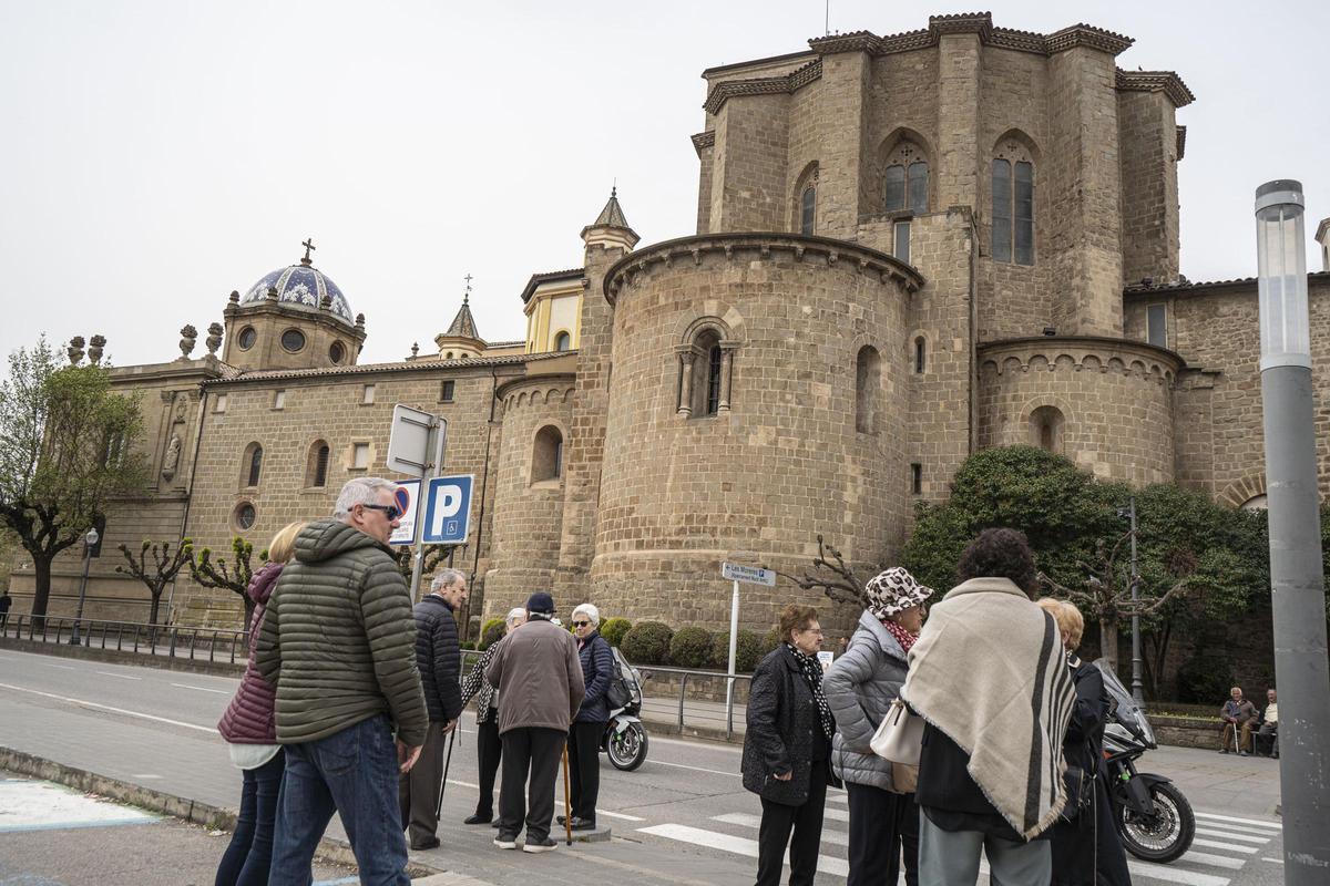 Vista exterior de la catedral de Solsona