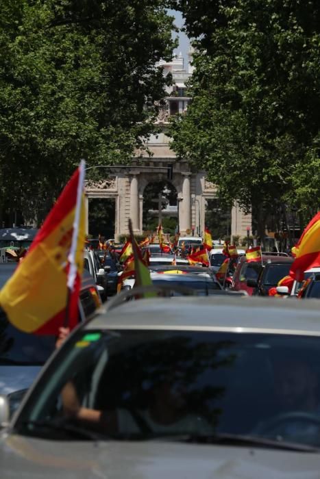 Manifestación contra el Gobierno convocada por Vox en Valencia