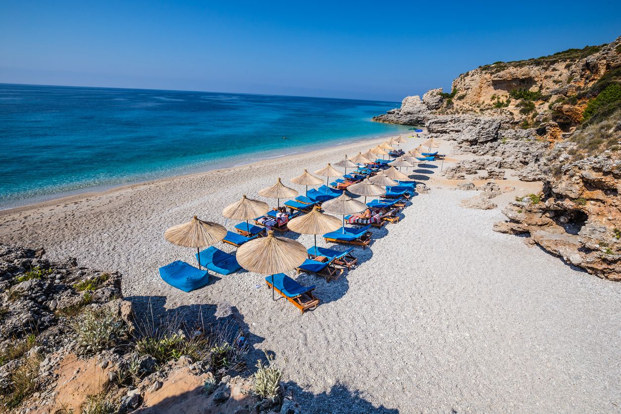 Playa de Dhermi - Dhermi, Himará, Vlore, Albania