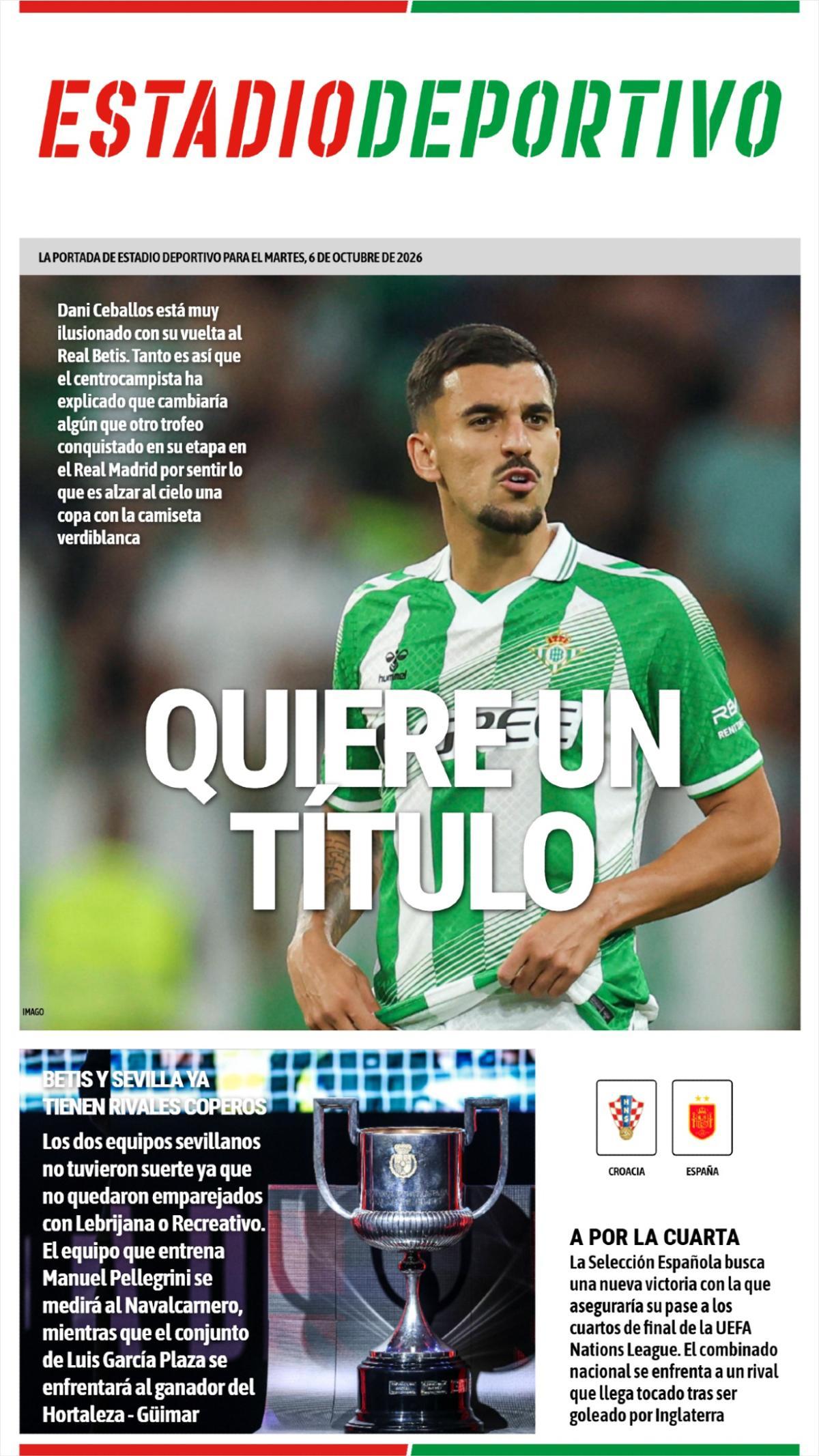 Estas son las portadas de la prensa deportiva de hoy Estas son las portadas de la prensa deportiva de hoy