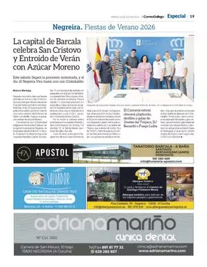 Negreira. Fiestas de Verano 2026