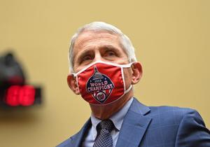 Anthony Fauci, director of the US National Institute for Allergy and Infectious Diseases, arrives to testify before the House Subcommittee on the Coronavirus Crisis on Capitol Hill in Washington, DC on July 31, 2020. (Photo by KEVIN DIETSCH / Pool / AFP)