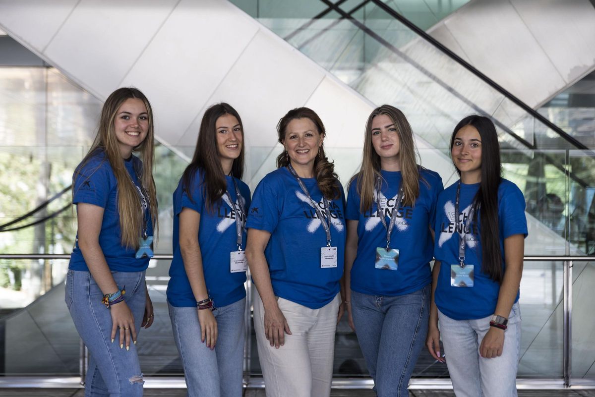 Estudiantes del Instituto Medina Azahara, participantes de The Challenge de La Caixa