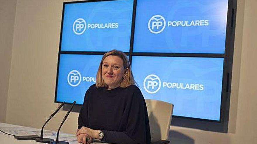 La procuradora del PP en las Cortes, Isabel Blanco.