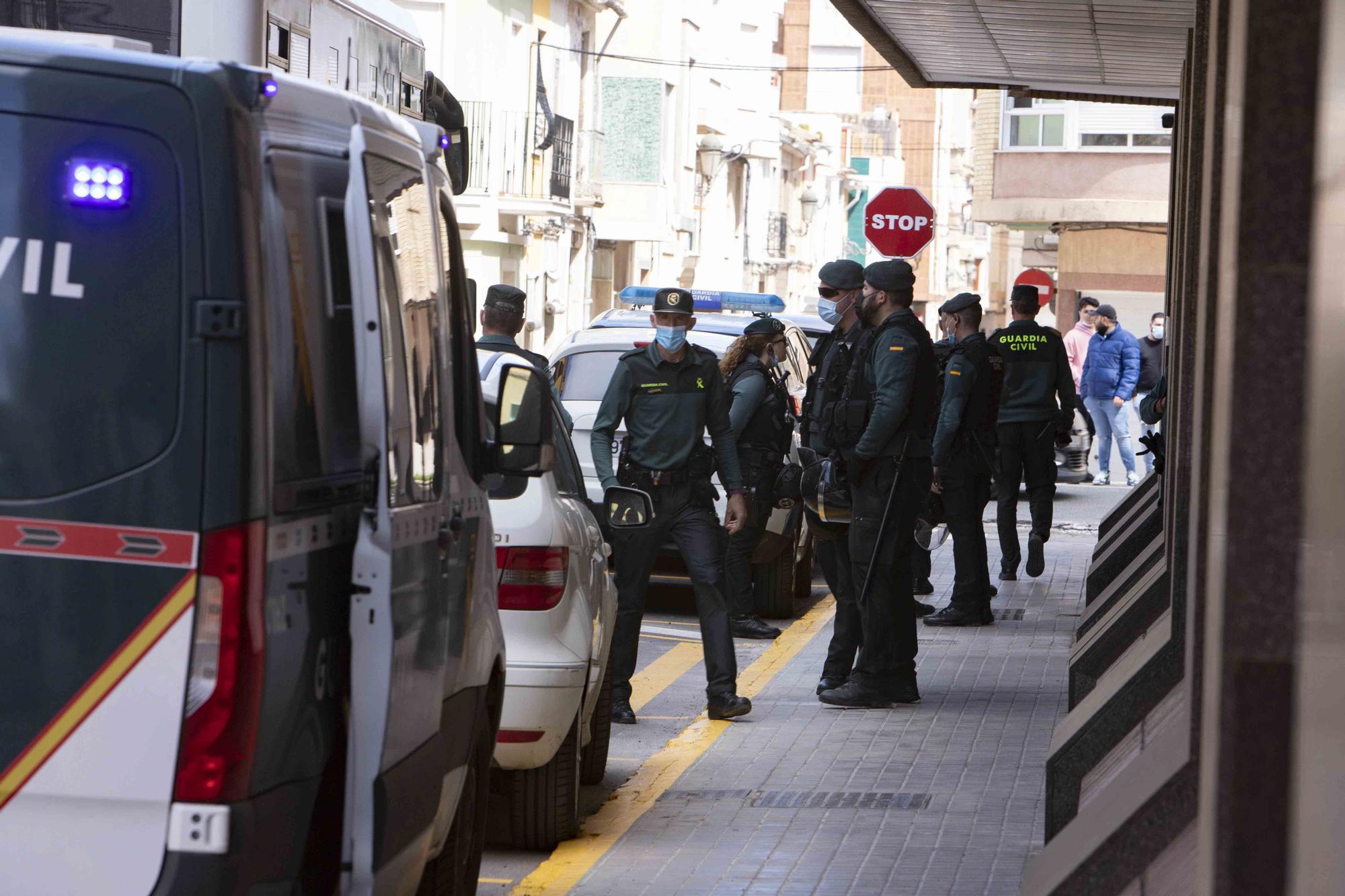 A disposición judicial los seis detenidos por el asesinato a tiros de El Pozo en Favara