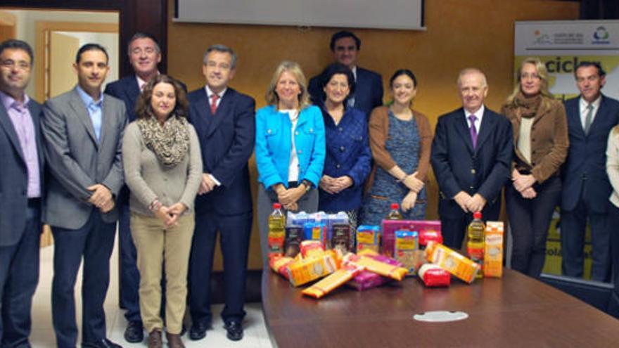 La Mancomunidad repartirá más de 20 toneladas de alimentos para los más necesitados.