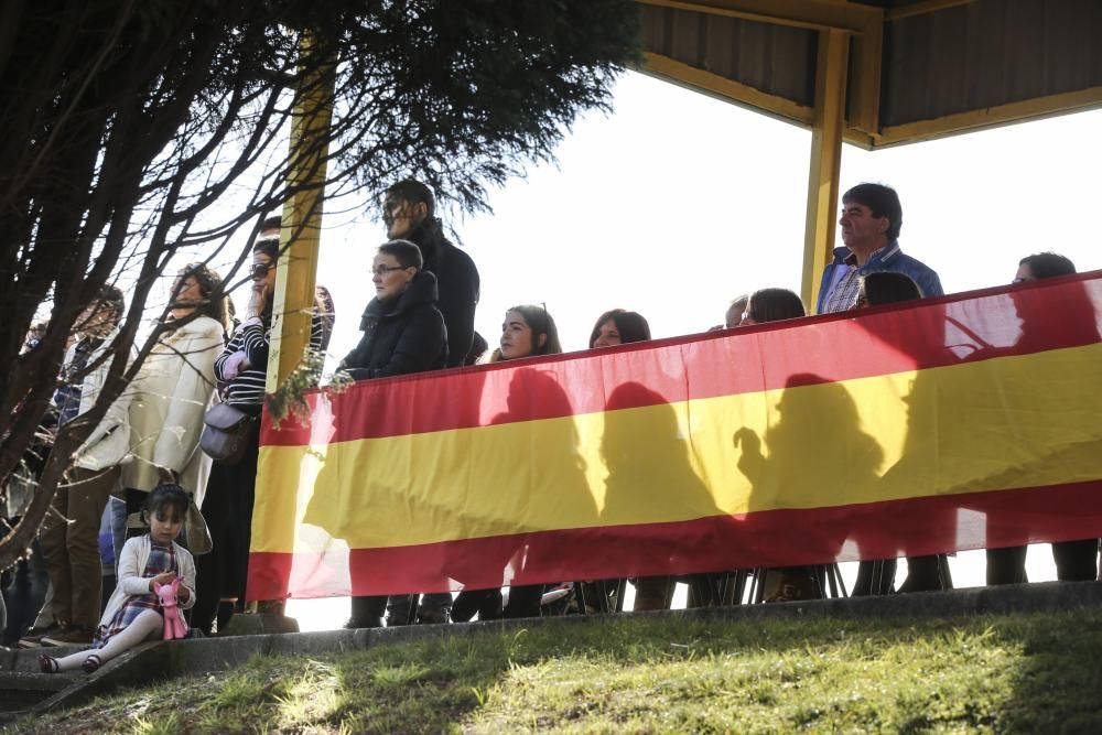 Parada militar del acto de celebración de la Inmaculada