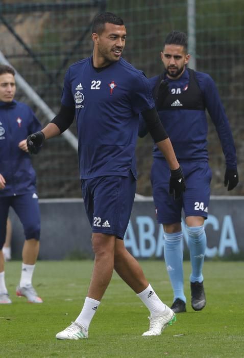 El Celta se ejercita en A Madroa pensando en el Espanyol