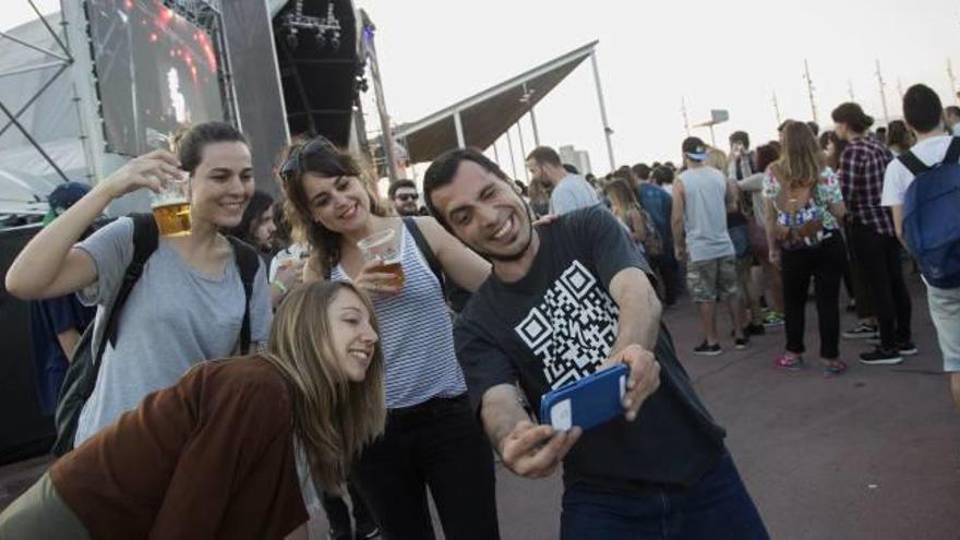 Público ayer en la primera jornada del Primavera Sound.