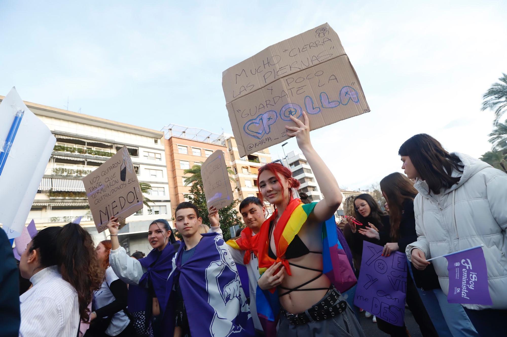 La manifestación del 8M recorre las calles de Córdoba