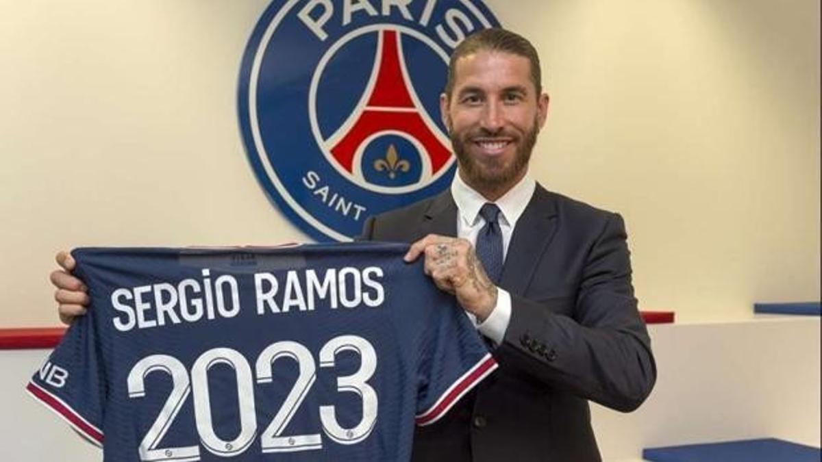 Ramos en su presentación.