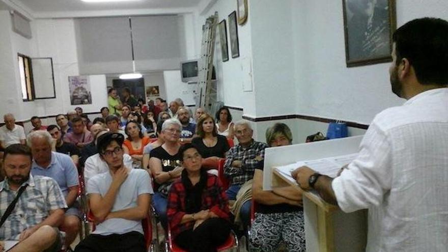 Asamblea de IU, anoche.