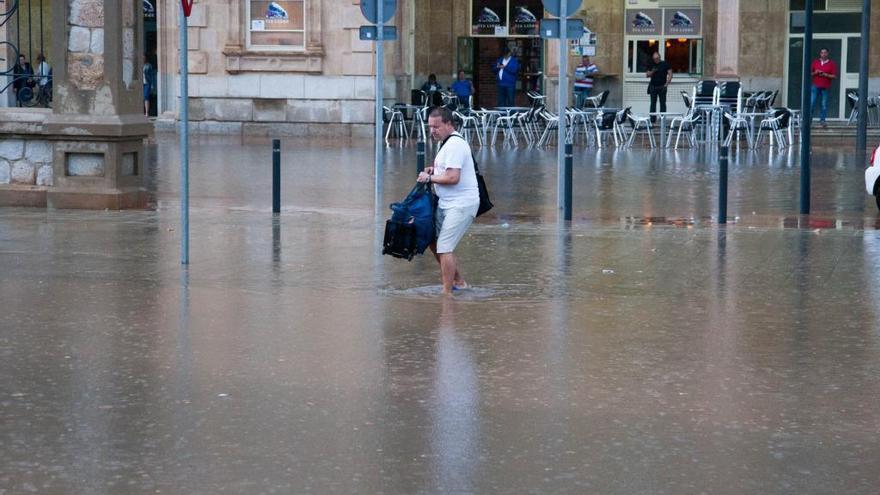 Tormenta de verano del pasado año.