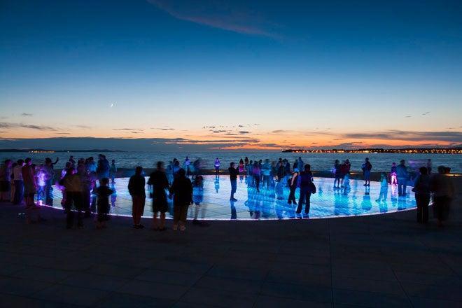 El &quot;Saludo al Sol&quot; en Zadar