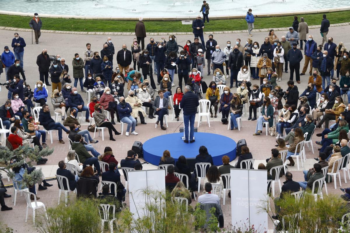Encuentro en el parque José Antonio Labordeta de la capital aragonesa.