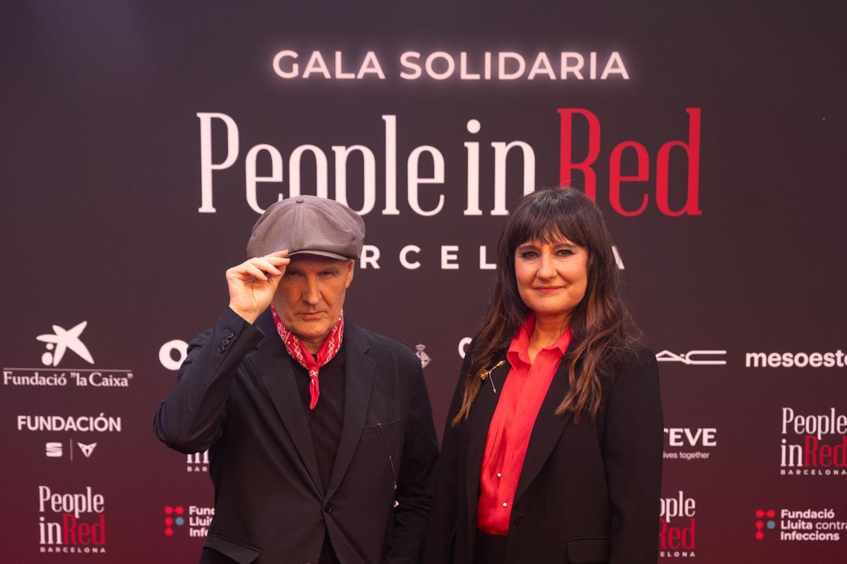 Amaral. Photocall de la 16a Gala Solidaria People in Red, presidida por el Dr. Bonaventura Clotet, en el MNAC. Barcelona. 11/05/2026. Cultura.  AUTOR: Marc Asensio.         Barcelona, Catalunya, España, Gala Solidaria People in Red, Dr. Bonaventura Clotet, cultura, influencers, photocall, enfermedades infecciosas, Jaume Collboni, ajuntament de Barcelona