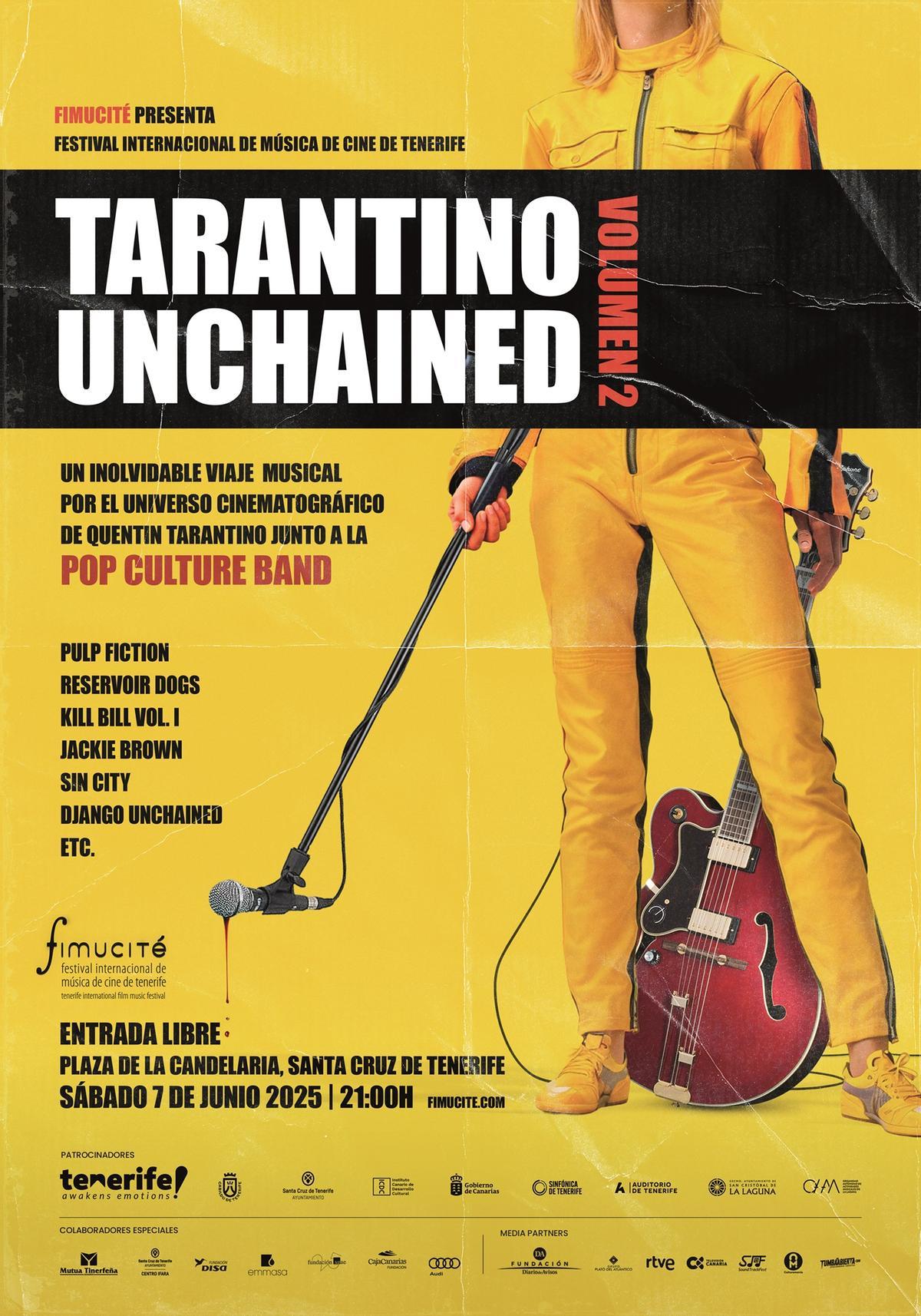 Cartel del concierto que inaugura esta edición de Fimucité.
